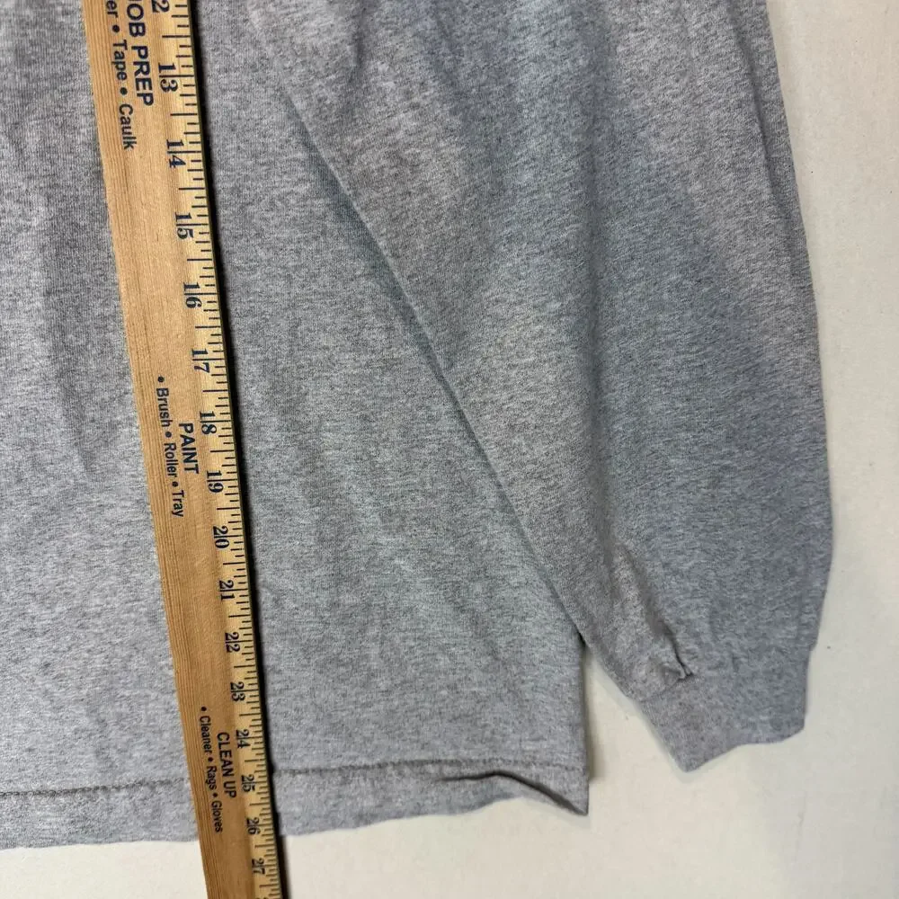 Adidas San Antonio Spurs Sweatshirt Men Medium Gray #2 Kawhi Leonard Long Sleeve
